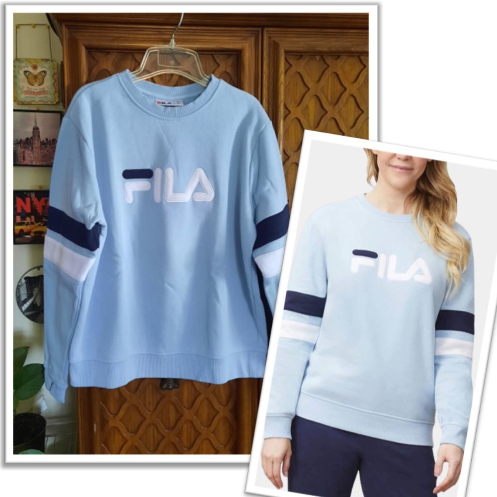 FILA Women's Michele Pullover Crewneck Sweatshirt - NWOT, Size L